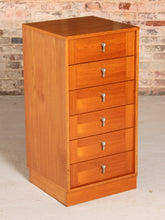 Load image into Gallery viewer, Danish Mid Century teak chest of drawers by Farso Mobelfabrik, circ 1980s
