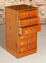Load image into Gallery viewer, Danish Mid Century teak chest of drawers by Farso Mobelfabrik, circ 1980s
