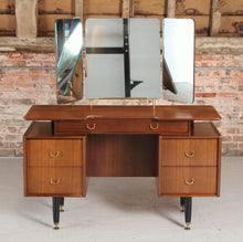 Load image into Gallery viewer, Mid Century G-plan Librenza tola and black dressing table, circa 1960s
