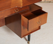 Load image into Gallery viewer, Mid Century G-plan Librenza tola and black dressing table, circa 1960s
