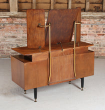 Load image into Gallery viewer, Mid Century G-plan Librenza tola and black dressing table, circa 1960s
