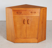 Load image into Gallery viewer, Mid Century G-Plan Brandon range oak corner desk, circa 1950s

