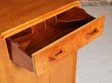 Load image into Gallery viewer, Mid Century G-Plan Brandon range oak corner desk, circa 1950s
