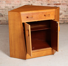 Load image into Gallery viewer, Mid Century G-Plan Brandon range oak corner desk, circa 1950s
