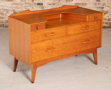 Load image into Gallery viewer, Mid Century G-plan Brandon range oak dressing table, circa 1950s
