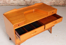 Load image into Gallery viewer, Mid Century G-plan Brandon range oak dressing table, circa 1950s
