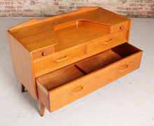 Load image into Gallery viewer, Mid Century G-plan Brandon range oak dressing table, circa 1950s
