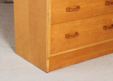 Load image into Gallery viewer, Mid Century G-plan Brandon oak chest of drawers, circa 1950s.
