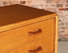 Load image into Gallery viewer, Mid Century G-plan Brandon oak chest of drawers, circa 1950s.
