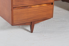 Load image into Gallery viewer, Midcentury Afrormosia Writing Desk c.1960
