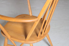 Load image into Gallery viewer, Set of 6 Ercol Swan Chairs in Elm c.1970
