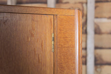 Load image into Gallery viewer, Large Midcentury G Plan Brandon Range Oak Double Wardrobe c.1950
