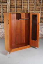 Load image into Gallery viewer, Large Midcentury G Plan Brandon Range Oak Double Wardrobe c.1950

