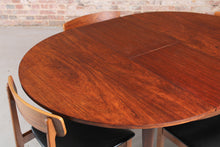 Load image into Gallery viewer, Mid Century Extending Rosewood Dining table and 4 Chairs. c1960s
