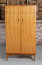 Load image into Gallery viewer, Mid Century Mahogany Double Wardrobe by Alfred Cox, circa 1960s.
