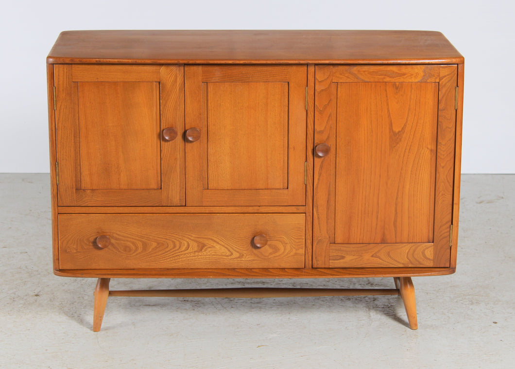 Mid Century Ercol Model 467 Elm Sideboard, circa 1950s.