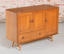 Load image into Gallery viewer, Mid Century Ercol Model 467 Elm Sideboard, circa 1950s.
