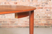 Load image into Gallery viewer, Danish Mid Century Extending Teak Dining Table, circa 1960s.
