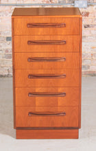 Load image into Gallery viewer, Mid Century G-plan Fresco Chest of Six Drawers, circa 1960s.
