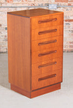 Load image into Gallery viewer, Mid Century G-plan Fresco Chest of Six Drawers, circa 1960s.
