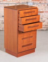 Load image into Gallery viewer, Mid Century G-plan Fresco Chest of Six Drawers, circa 1960s.

