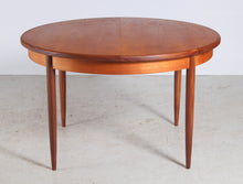 Load image into Gallery viewer, A Mid Century G Plan Fresco Range Extending Teak Dining Table, c 1960s.
