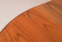 Load image into Gallery viewer, A Mid Century G Plan Fresco Range Extending Teak Dining Table, c 1960s.
