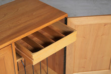 Load image into Gallery viewer, Mid Century Ercol Windsor Media Cabinet / Sideboard on Casters, circa 1970s.
