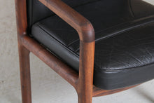 Load image into Gallery viewer, Mid Century Teak and Leather Armchair by Gordon Russell, c. 1970s.
