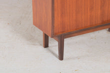 Load image into Gallery viewer, Mid Century Glass-fronted Teak Display Cabinet by Robert Heritage for Beaver &amp; Tapley. c. 1960s.
