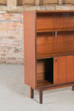 Load image into Gallery viewer, Mid Century Glass-fronted Teak Display Cabinet by Robert Heritage for Beaver &amp; Tapley. c. 1960s.
