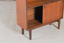 Load image into Gallery viewer, Mid Century Glass-fronted Teak Display Cabinet by Robert Heritage for Beaver &amp; Tapley. c. 1960s.
