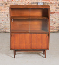 Load image into Gallery viewer, Mid Century Glass-fronted Teak Display Cabinet by Robert Heritage for Beaver &amp; Tapley. c. 1960s.
