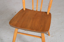 Load image into Gallery viewer, A Set of Four Ercol Model 391 Elm and Beech Chairs c. 1960s.
