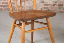 Load image into Gallery viewer, A Set of Four Ercol Model 391 Elm and Beech Chairs c. 1960s.
