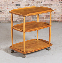 Load image into Gallery viewer, Mid Century Ercol Elm and Beech Serving Trolley, c 1960s
