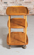 Load image into Gallery viewer, Mid Century Ercol Elm and Beech Serving Trolley, c 1960s
