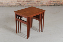 Load image into Gallery viewer, Danish Mid Century Teak Nest of Tables, circa 1960s.
