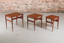 Load image into Gallery viewer, Danish Mid Century Teak Nest of Tables, circa 1960s.
