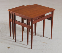 Load image into Gallery viewer, Danish Mid Century Teak Nest of Tables, circa 1960s.

