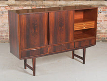 Load image into Gallery viewer, Danish Mid Century Rosewood Highboard by E.W. Bach, c. 1960s.
