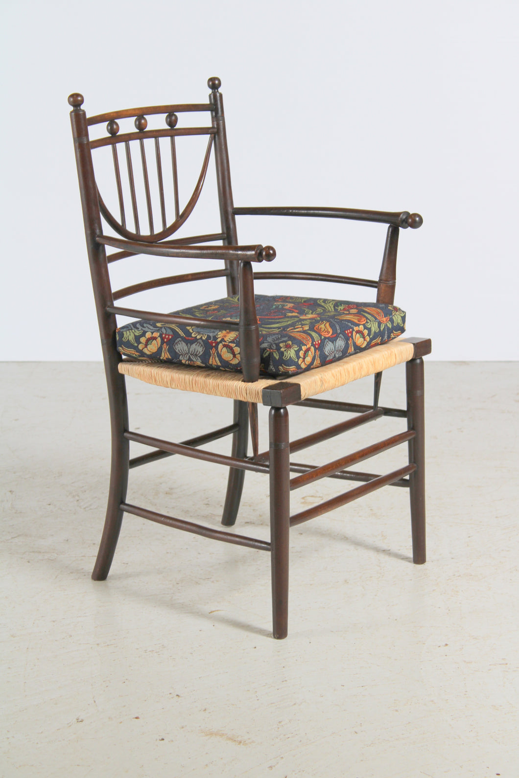 Arts & Crafts Morris-style Sussex Carver Chair c 1890