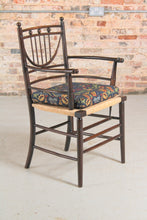 Load image into Gallery viewer, Arts &amp; Crafts Morris-style Sussex Carver Chair c 1890
