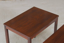 Load image into Gallery viewer, Midcentury Rosewood Nest of Tables by Heggen of Norway, c. 1970s.
