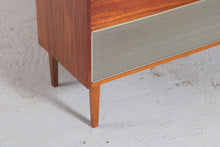 Load image into Gallery viewer, Mid Century Ferguson teak radiogram with Garrard turntable, c. 1960
