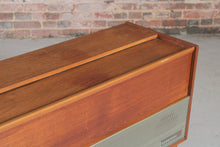 Load image into Gallery viewer, Mid Century Ferguson teak radiogram with Garrard turntable, c. 1960
