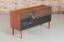 Load image into Gallery viewer, Mid Century Ferguson teak radiogram with Garrard turntable, c. 1960
