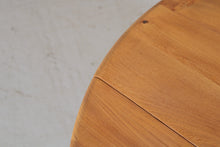 Load image into Gallery viewer, Midcentury Blue Label Ercol Drop Leaf Dining Table c.1960s
