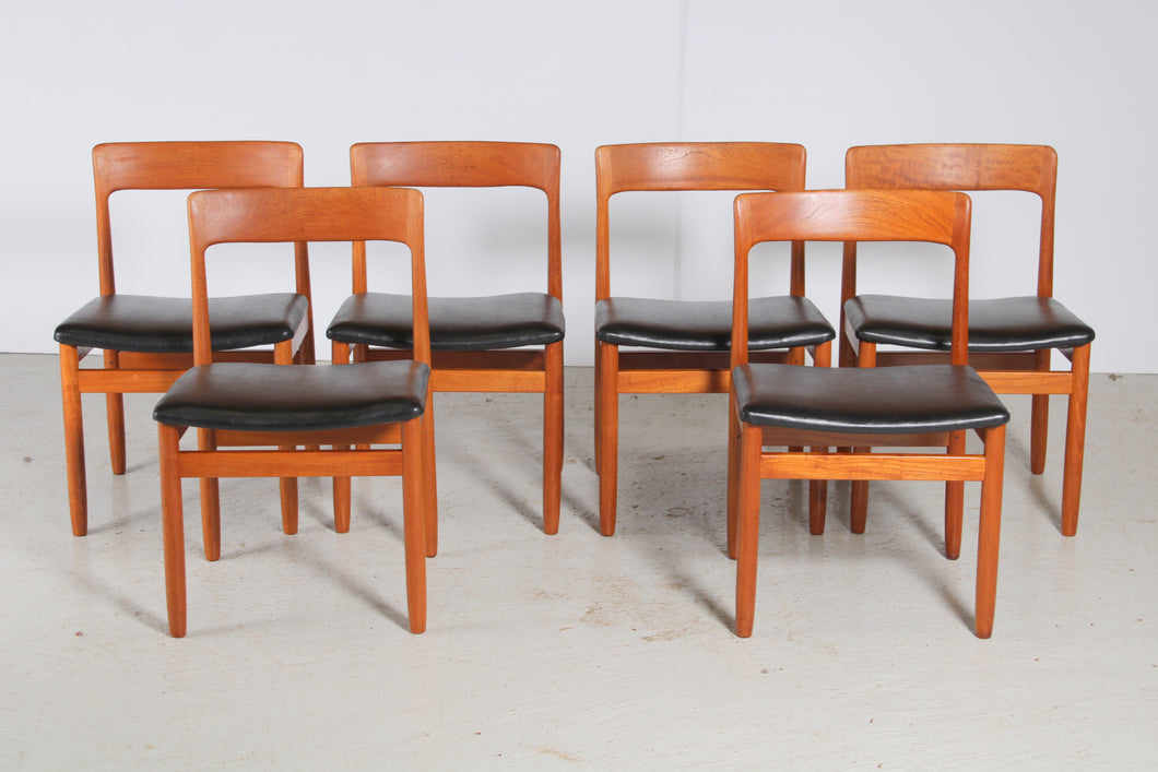 Set of 6 Midcentury Teak Dining Chairs by A Younger, England c.1960