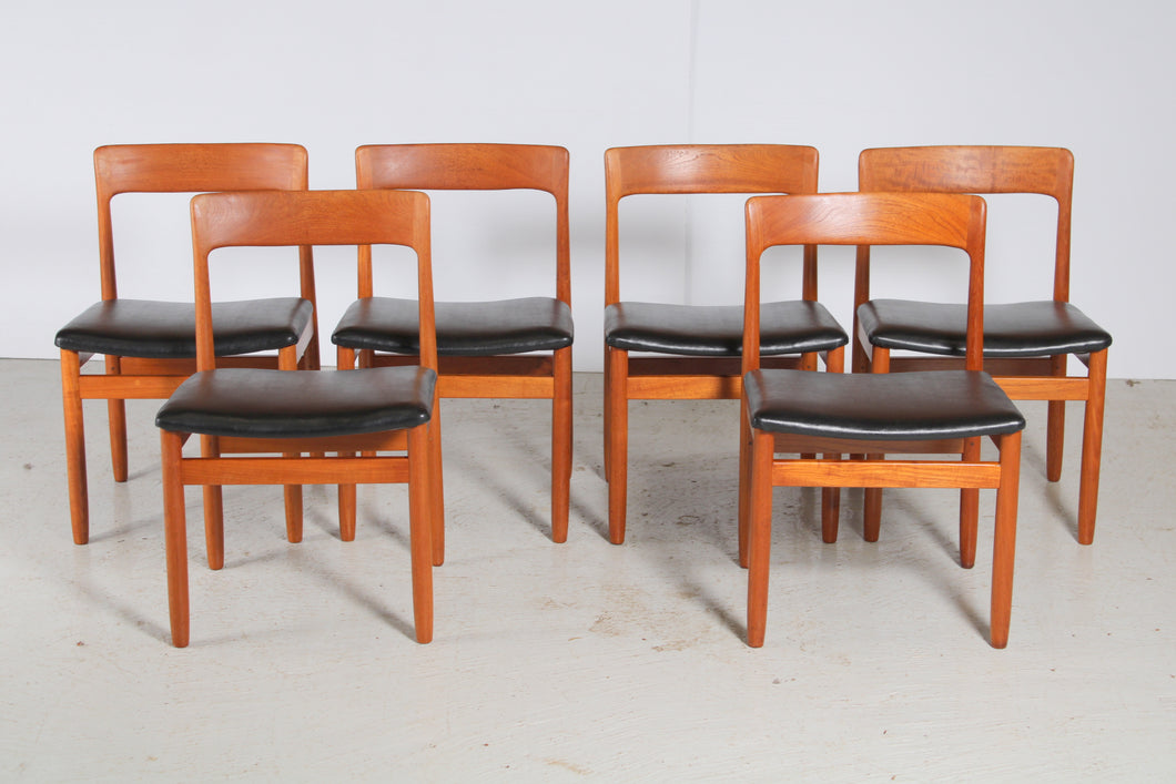 Set of 6 Midcentury Teak Dining Chairs by A Younger, England c.1960